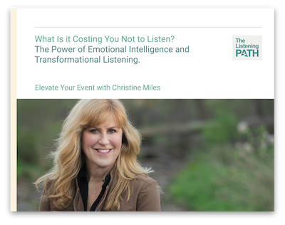 Christine Miles, Listening Path
